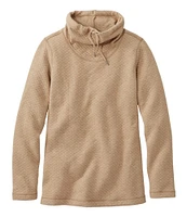 Women's SoftLight Quilted Top, Funnelneck Pullover