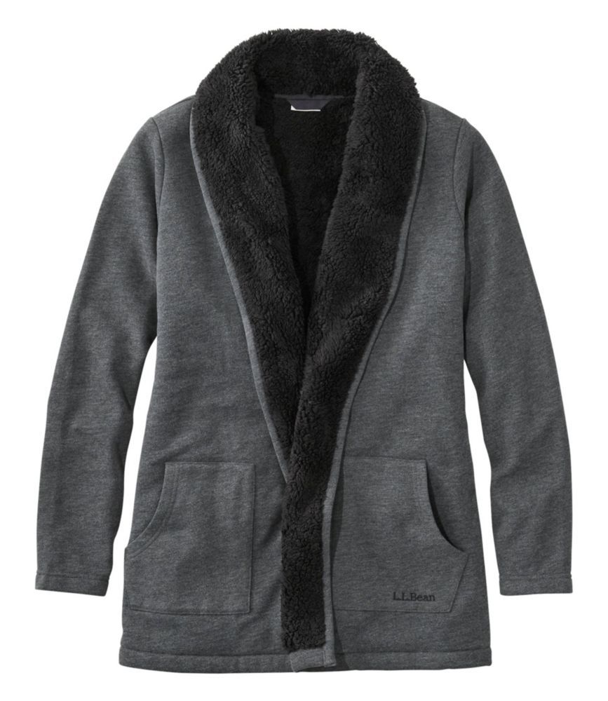 sherpa lined cardigan