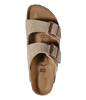 Women's Birkenstock Arizona Sandals, Suede, Classic Footbed