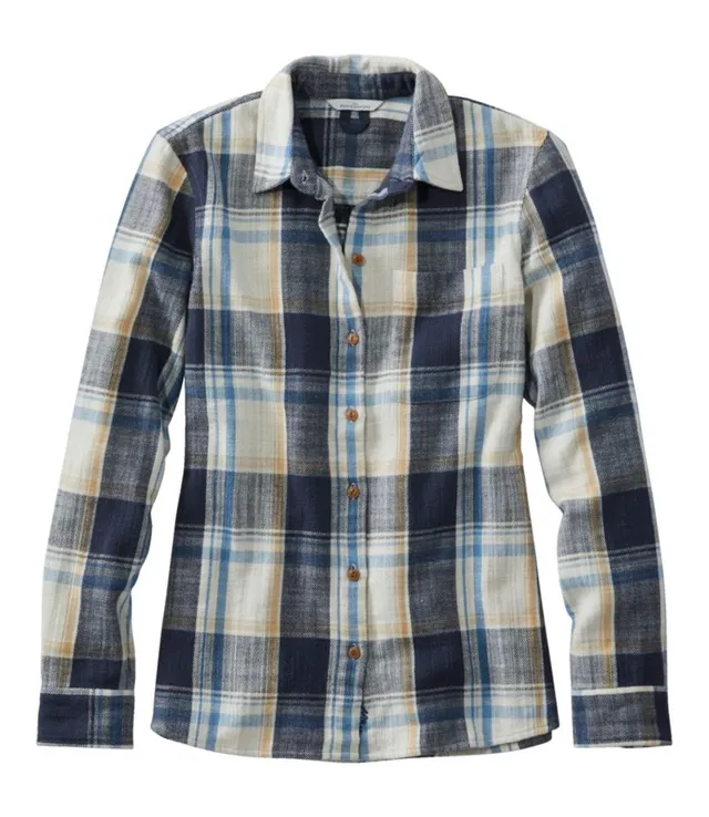 Women's L.L. Bean Scotch Plaid Flannel Shirt, Xsmall, Rob Roy