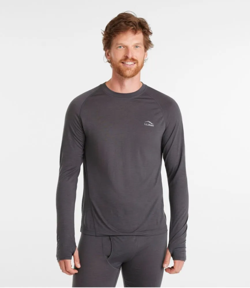 Men's L.L.Bean Lightweight Crew Base Layer, Long Sleeve