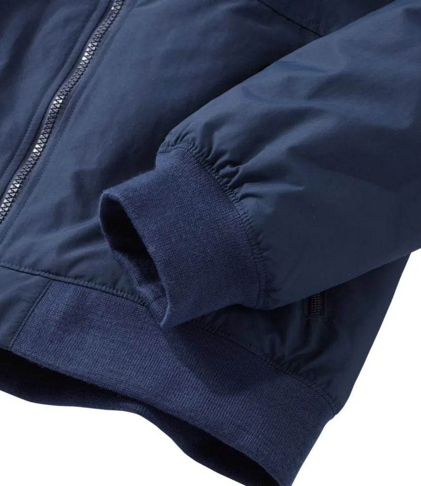 Men's Insulated 3-Season Bomber Hooded Jacket