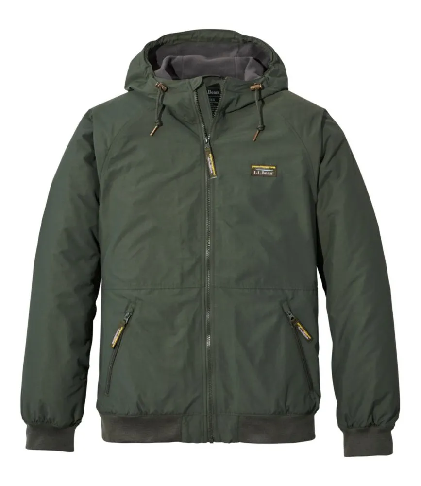 Men's Insulated 3-Season Bomber Hooded Jacket