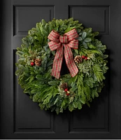 Tartan Wreath, 24"