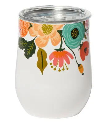 Corkcicle x Rifle Paper Co. Stemless Cup, Lively Floral,12 oz.