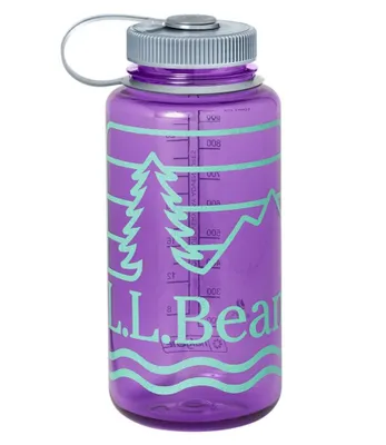 Nalgene Sustain Wide Mouth Water Bottle with L.L.Bean Print, 32 oz.