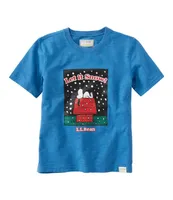 Kids' L.L.Bean x Peanuts Short-Sleeve Tee