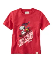 Kids' L.L.Bean x Peanuts Short-Sleeve Tee