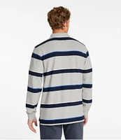 Men's Premium Double L® Polo, Long-Sleeve Without Pocket, Stripe