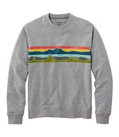 Men's Bean's Comfort Camp Crewneck, Graphic