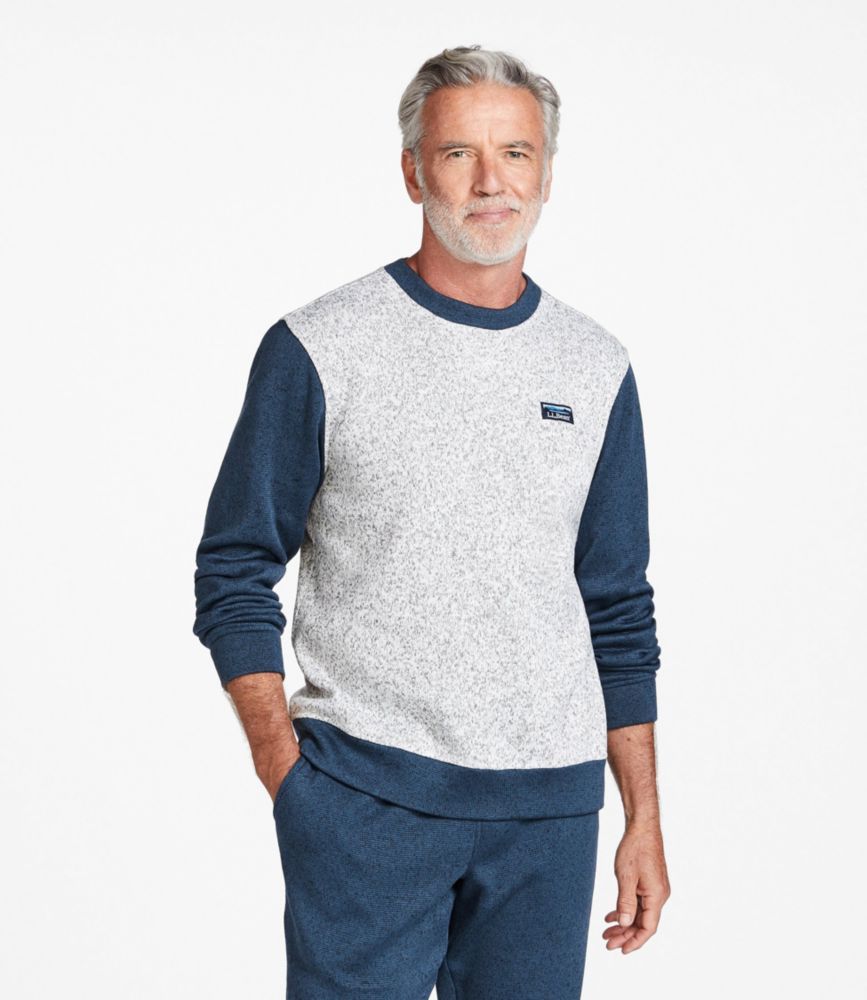 Men's Lightweight Sweater Fleece Top, Long-Sleeve