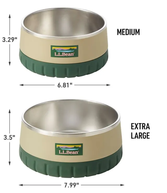 L.L.Bean Insulated Dog Bowl Extra Large