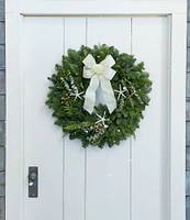 Coastal Evergreen Wreath, 24"