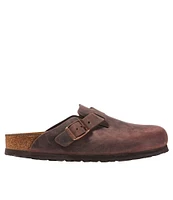 Women's Birkenstock Clogs, Oiled Leather Soft Footbed