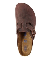 Women's Birkenstock Clogs, Oiled Leather Soft Footbed
