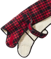 Flannel Sherpa Dog Vest