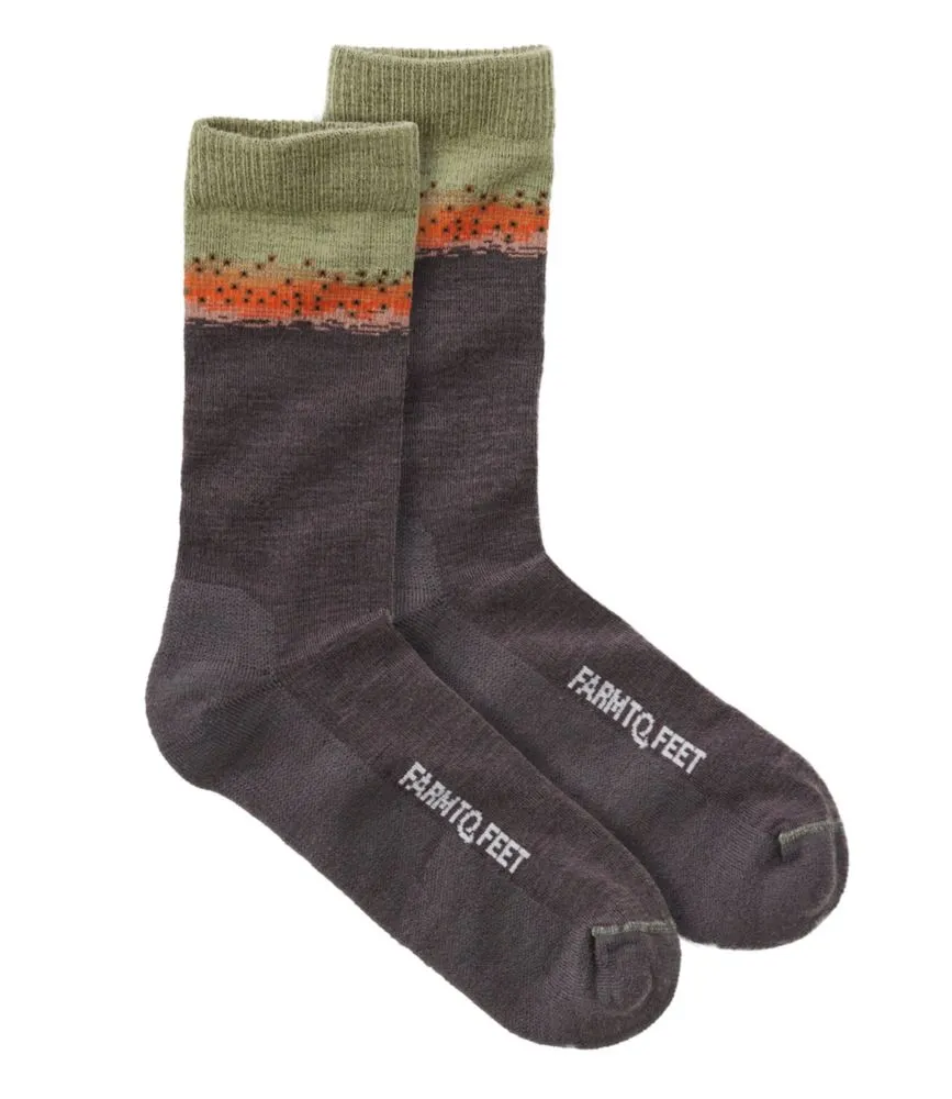 Adults' Farm to Feet Missoula Crew Socks, Light Cushion