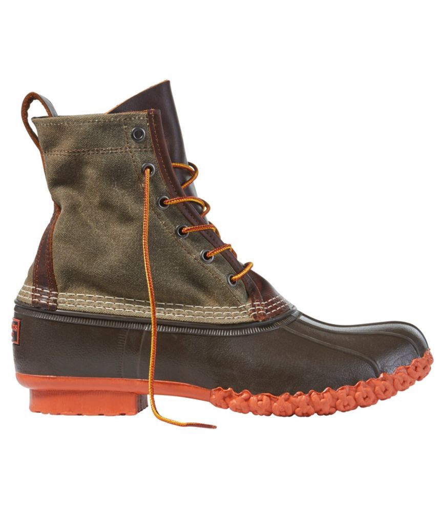 Signature Waxed-Canvas Bean Boots 