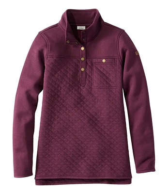 Women's Quilted Sweatshirt