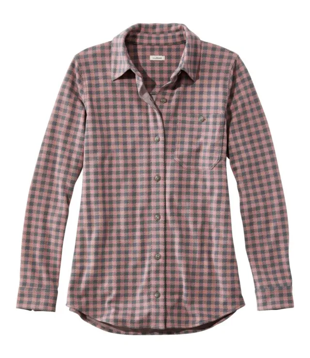 L.L. Bean Women's L.L.Bean Favorite Knit Shirt, Plaid