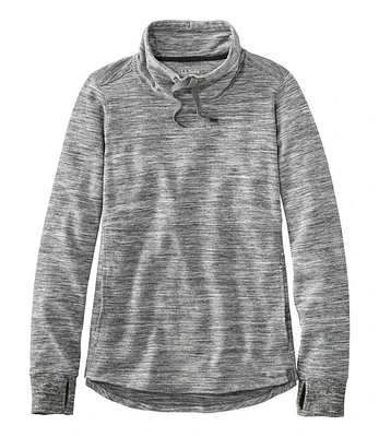 Women's L.L.Bean Cozy Mixed-Knit Pullover, Marled