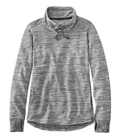 Women's L.L.Bean Cozy Mixed-Knit Pullover, Marled