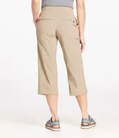 Women's Water-Repellent Comfort Trail Pants, Mid-Rise Straight-Leg Crop