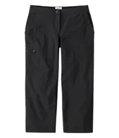 Women's Water-Repellent Comfort Trail Pants, Mid-Rise Straight-Leg Crop