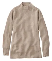 Women's Respun Cashmere Sweater, Mockneck