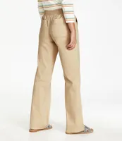 Lakewashed Pull-on Chinos, Mid-Rise Wide-Leg