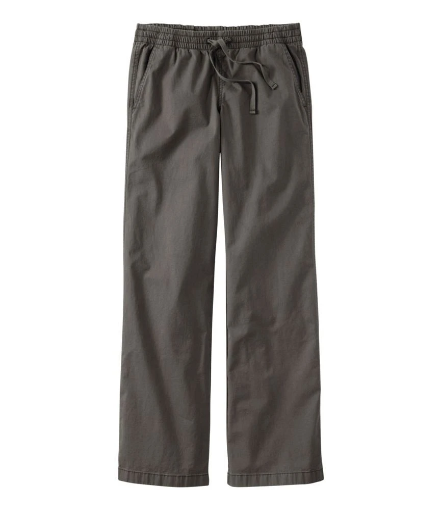 Lakewashed Pull-on Chinos, Mid-Rise Wide-Leg