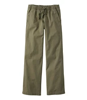 Lakewashed Pull-on Chinos, Mid-Rise Wide-Leg