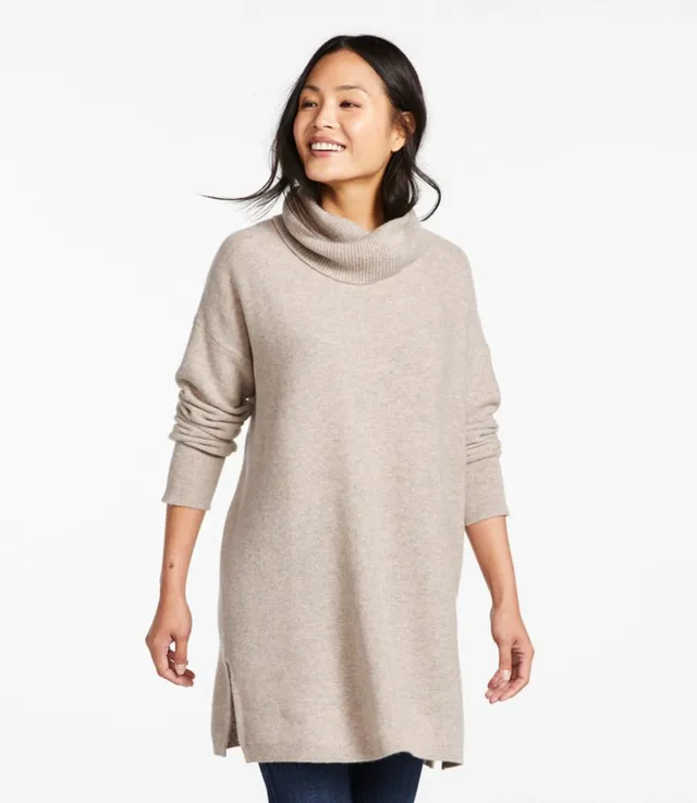 Women's Respun Cashmere Sweater, Mockneck at L.L. Bean