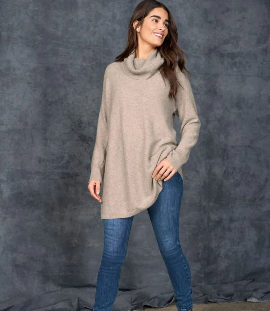 Women's Respun Cashmere Sweater, Mockneck at L.L. Bean