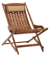 Eucalyptus Sling Folding Lounger