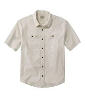 Men's Lakewashed Camp Shirt, Short-Sleeve, Traditional Untucked Fit