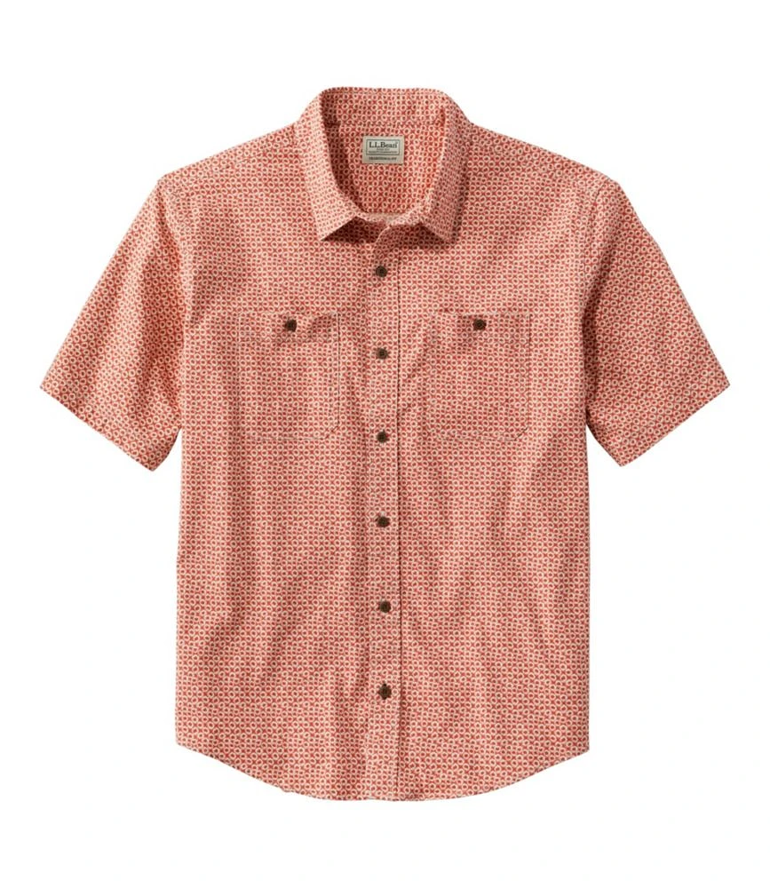 Men's Lakewashed Camp Shirt, Short-Sleeve, Traditional Untucked Fit