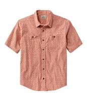 Men's Lakewashed Camp Shirt, Short-Sleeve, Traditional Untucked Fit