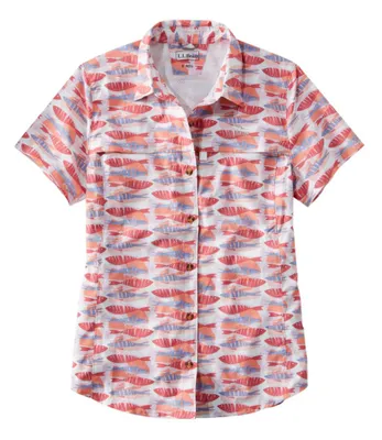 Women's Tropicwear Shirt, Short-Sleeve Print