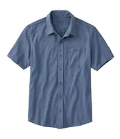Men's Lakewashed® Organic Cotton Button-Front Shirt, Short-Sleeve