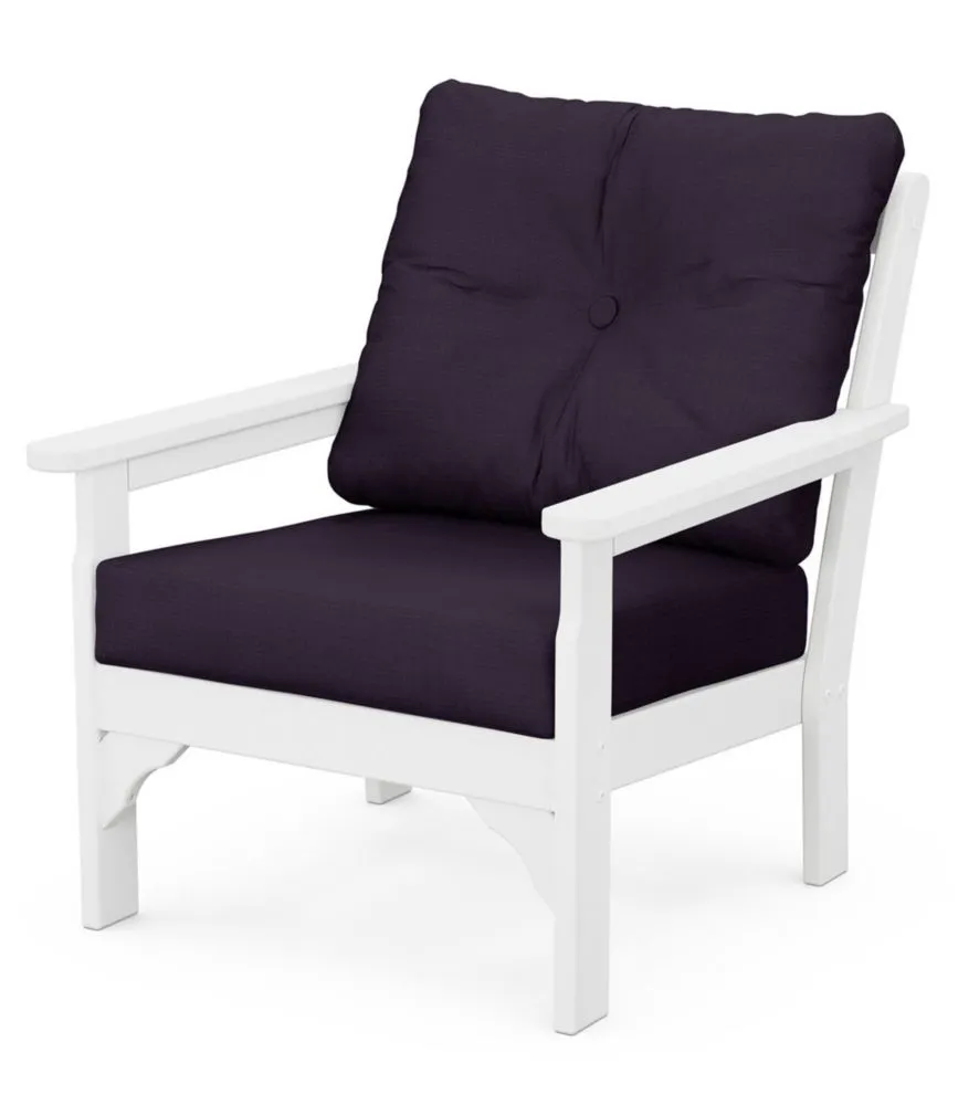 All-Weather Patio Chair with Textured Cushion