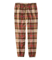 L.L. Bean Men's Scotch Plaid Flannel Jogger Pants