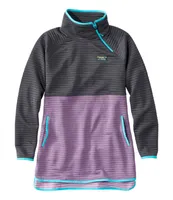 Women's Airlight Knit Asymmetrical Quarter-Zip Tunic, Colorblock