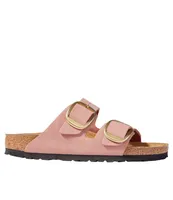 Women's Birkenstock Big Buckle Arizona Sandals, Nubuck