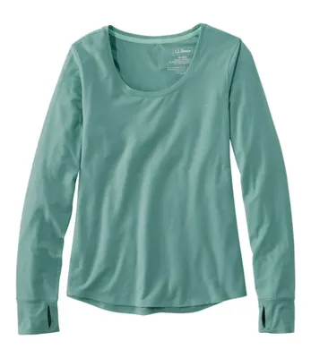 Women's Encompass Merino Wool-Blend Scoopneck, Long-Sleeve