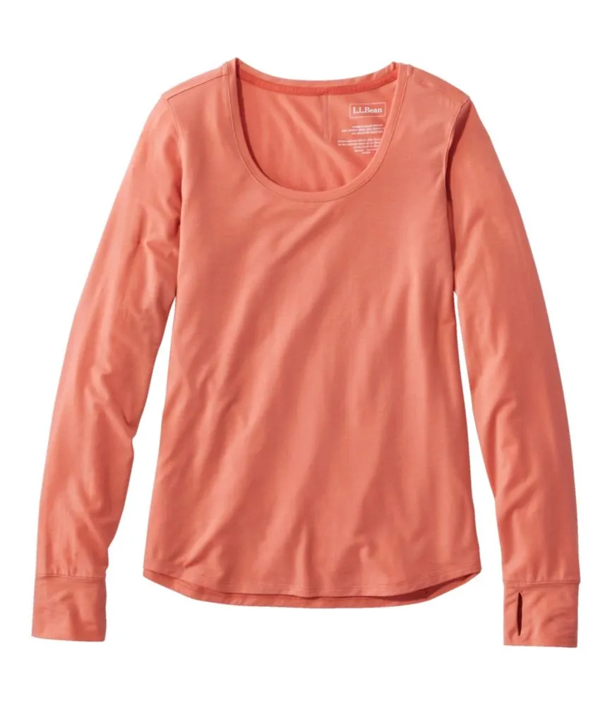 Women's Encompass Merino Wool-Blend Scoopneck, Long-Sleeve