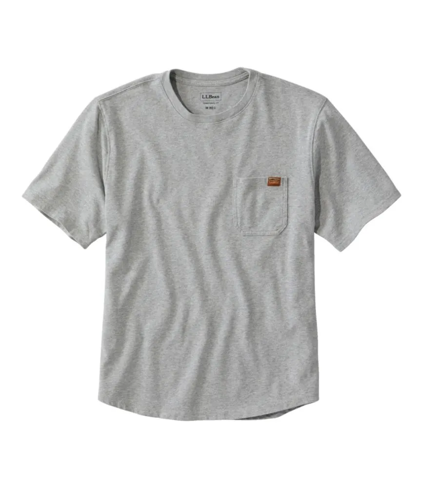 Men's BeanBuilt Cotton Tees, Pocket, Short-Sleeve