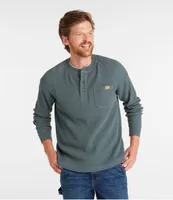 Men's BeanBuilt Waffle Henley, Traditional Untucked Fit