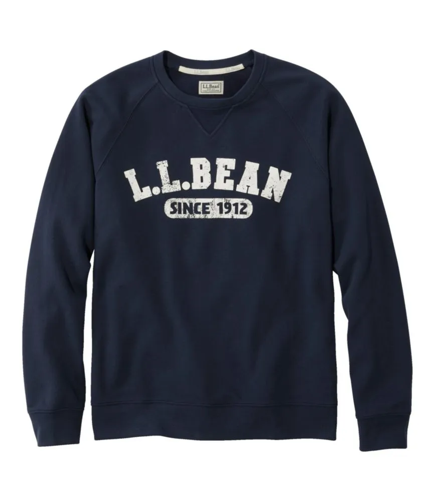 L.L. Bean Men's L.L.Bean 1912 Sweatshirt, Raglan Crewneck, Logo | Pike and  Rose