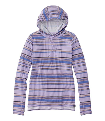 Women's Everyday SunSmart® Hooded Pullover, Long-Sleeve Stripe